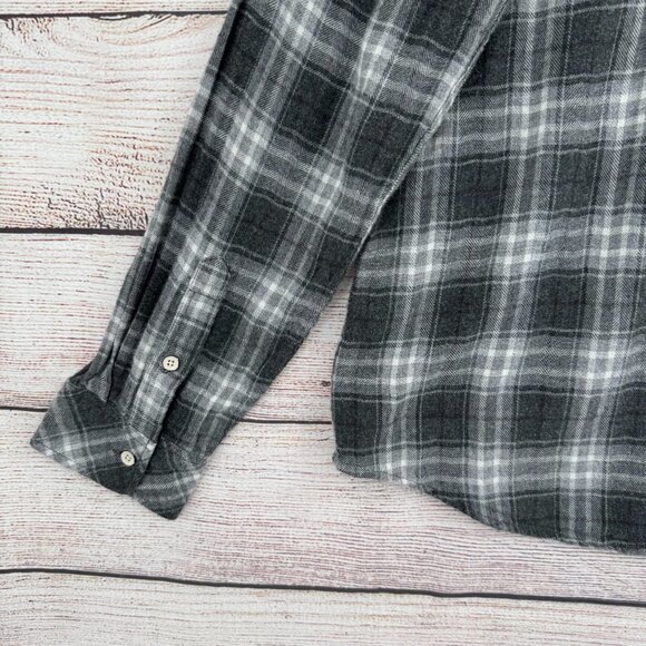 Rails Soft Brushed Lennox Plaid Flannel Shirt‎ Men's Size Large Charcoal Heather - Picture 14 of 15